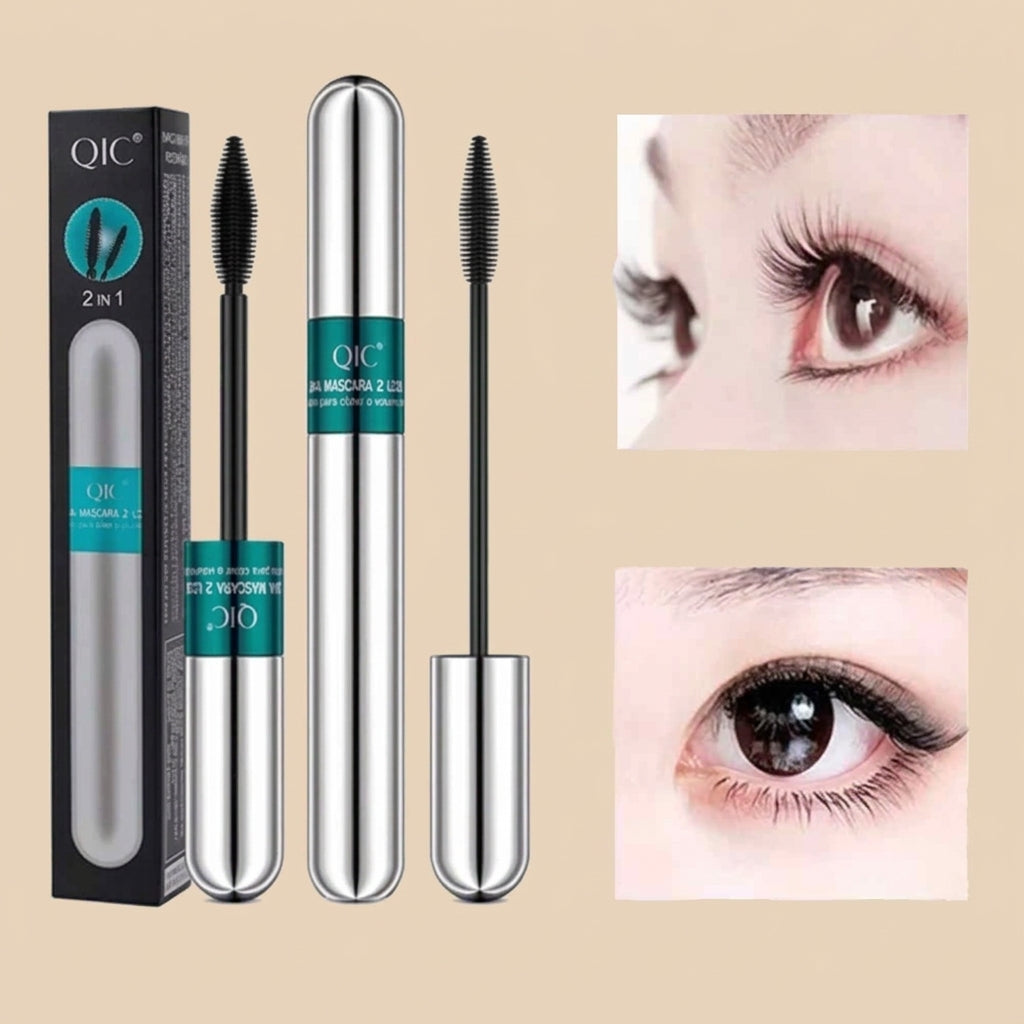 Mascara Pestañas Rímel Doble Efecto Qic