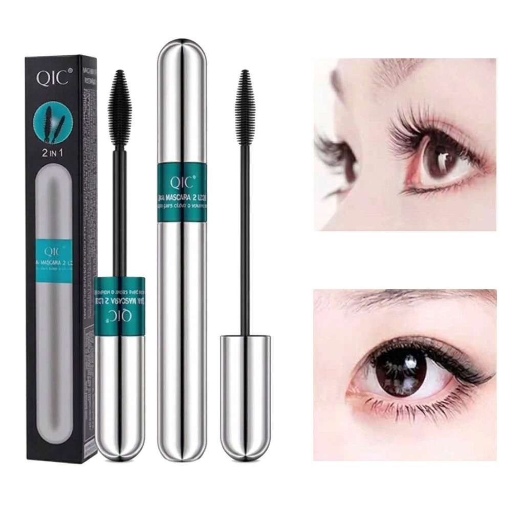 Mascara Pestañas Rímel Doble Efecto Qic